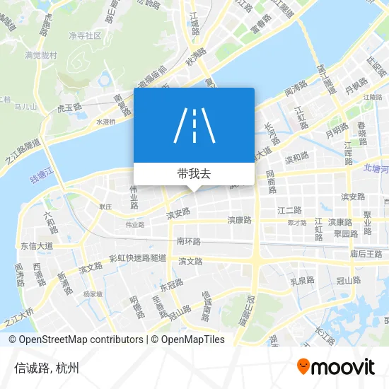 信诚路地图