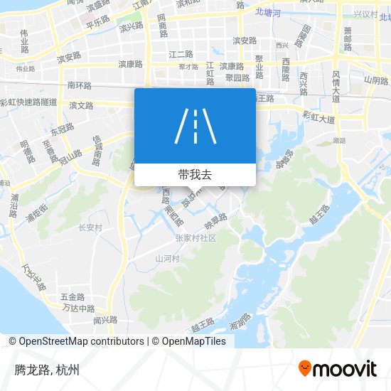 腾龙路地图