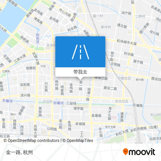金一路地图