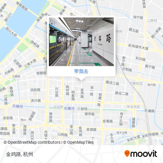 金鸡路地图
