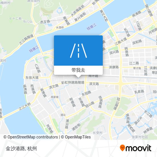金沙港路地图