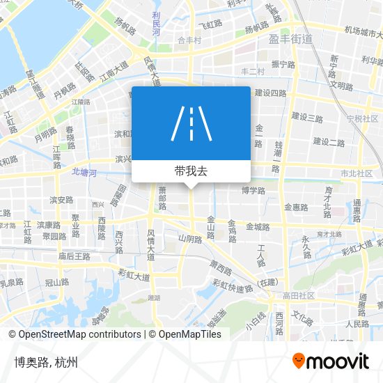 博奥路地图