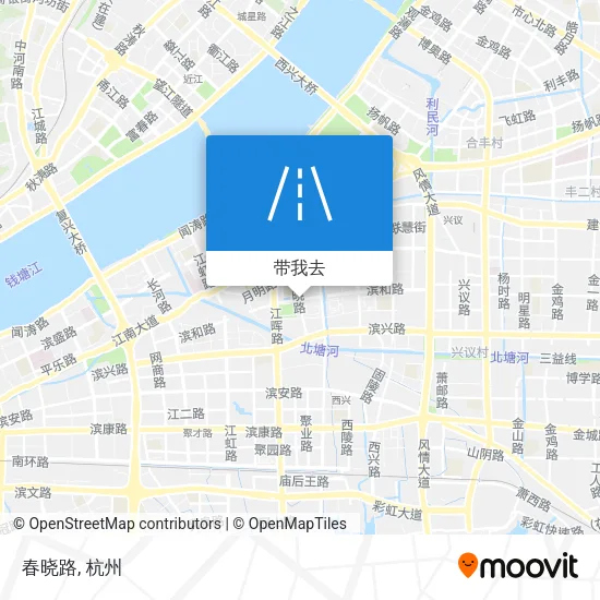 春晓路地图