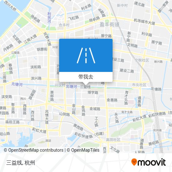 三益线地图