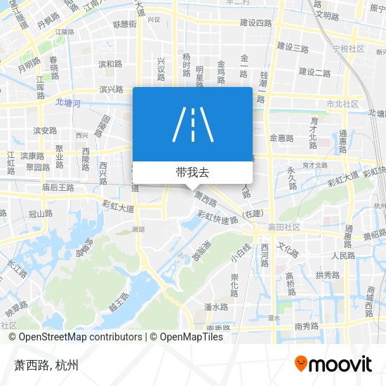 萧西路地图