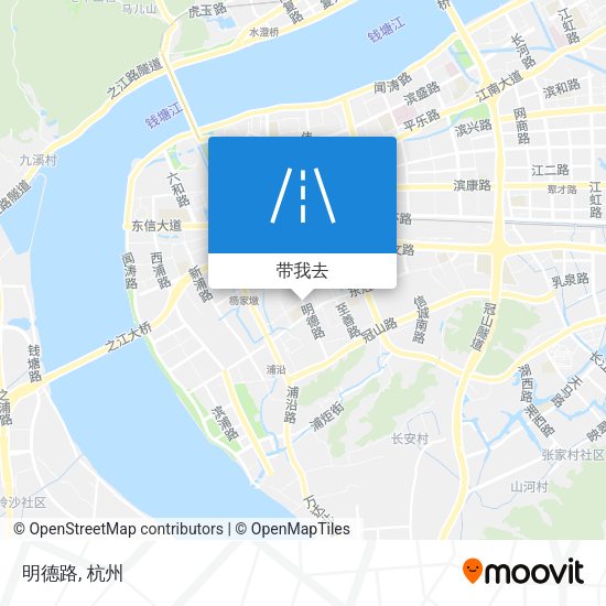 明德路地图