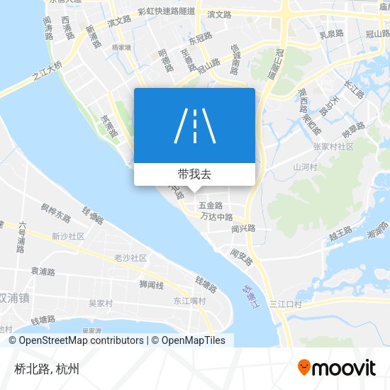 桥北路地图
