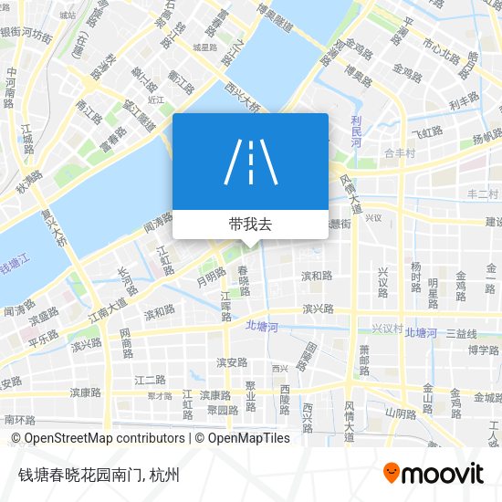钱塘春晓花园南门地图