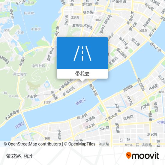 紫花路地图