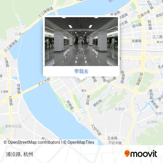 浦沿路地图