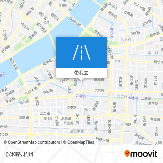 滨和路地图