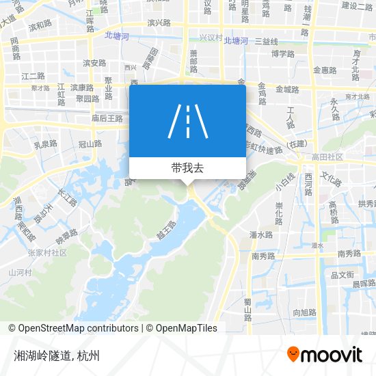 湘湖岭隧道地图