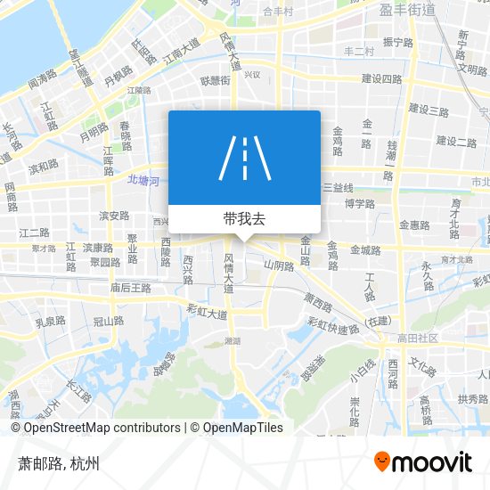 萧邮路地图