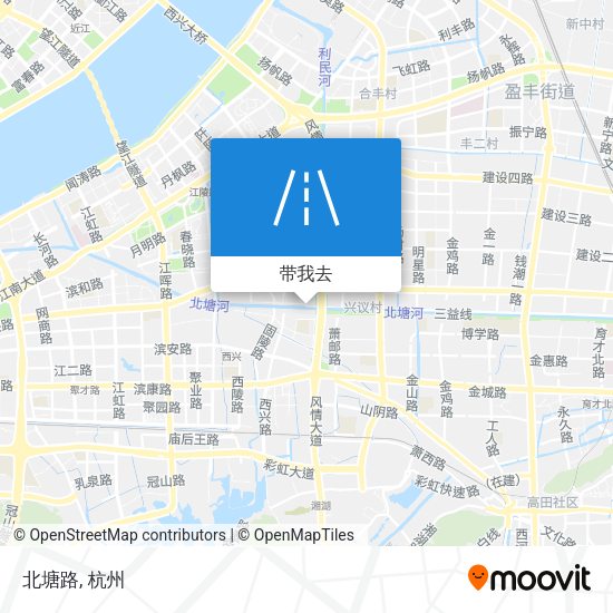 北塘路地图