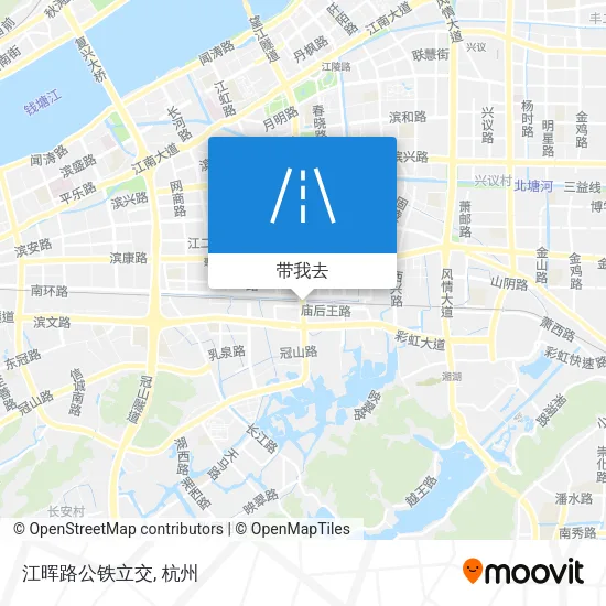 江晖路公铁立交地图