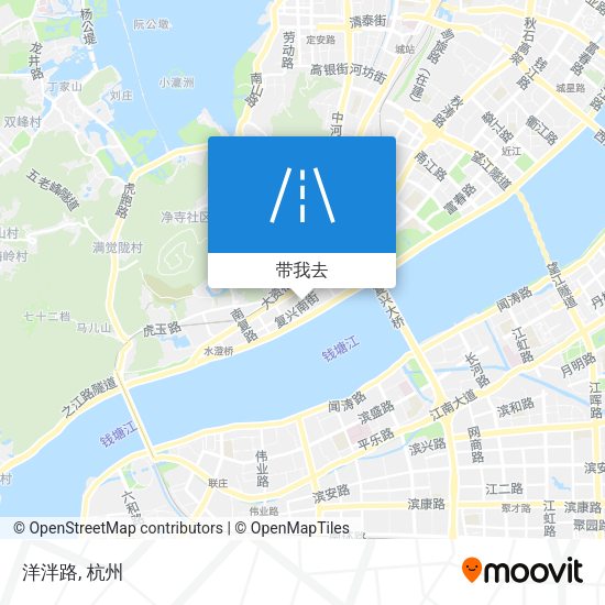 洋泮路地图