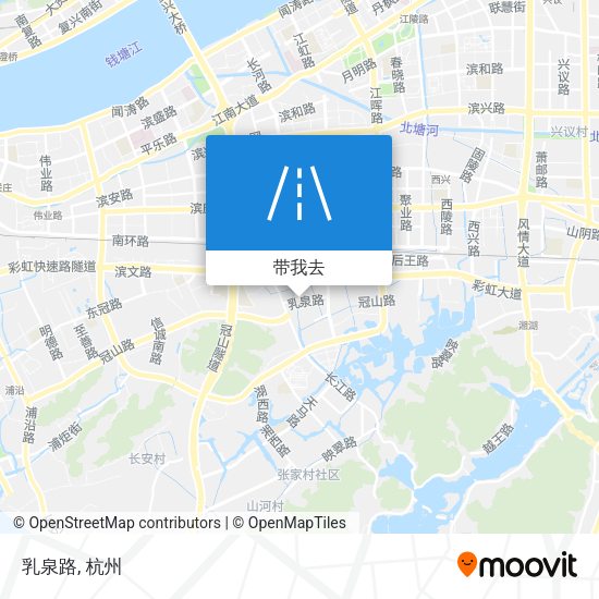 乳泉路地图