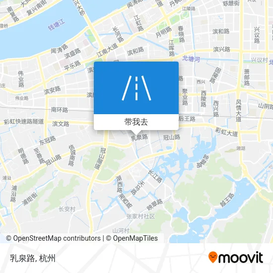 乳泉路地图