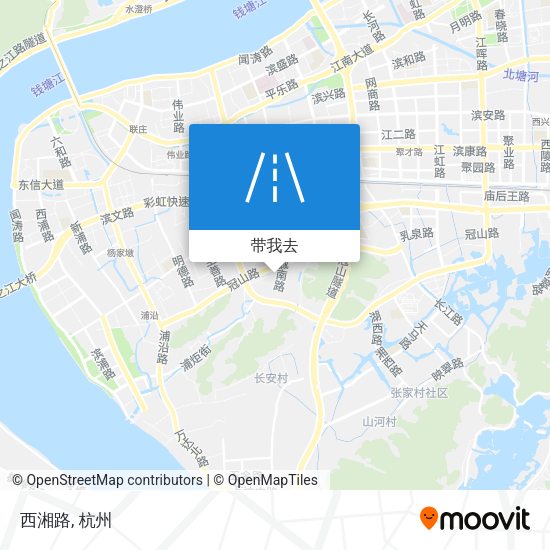 西湘路地图