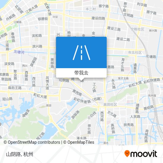 山阴路地图