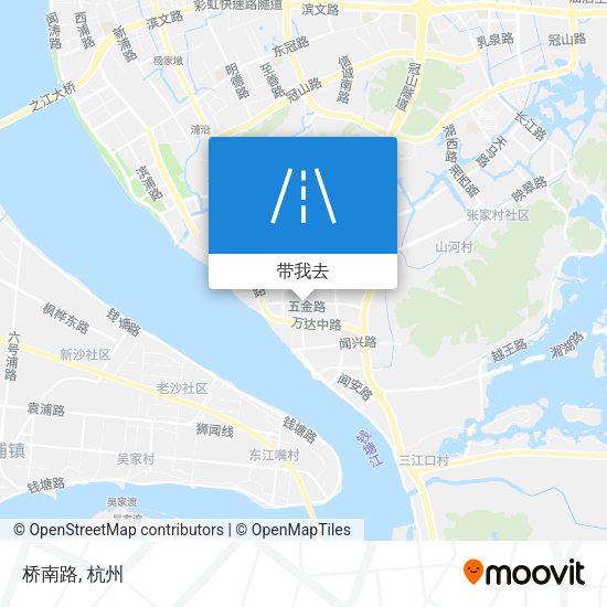 桥南路地图