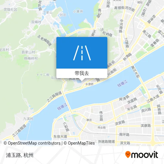 浦玉路地图