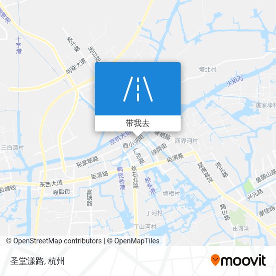 圣堂漾路地图