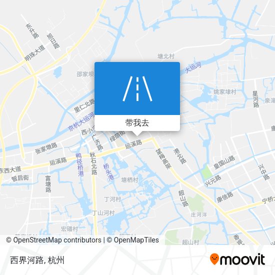 西界河路地图