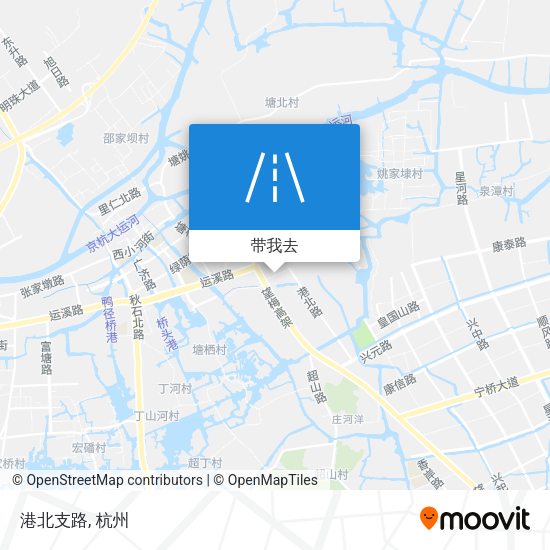 港北支路地图
