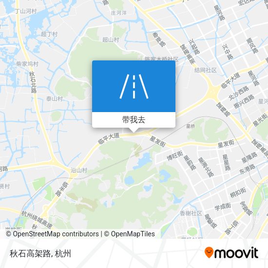 秋石高架路地图