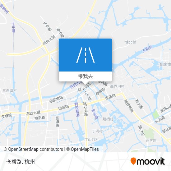 仓桥路地图
