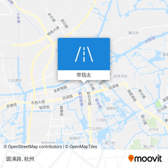 圆满路地图