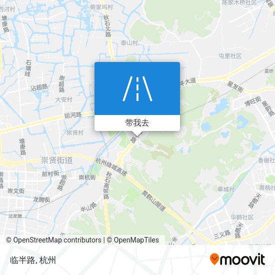 临半路地图