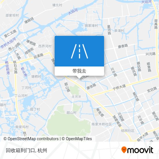 回收箱到门口地图