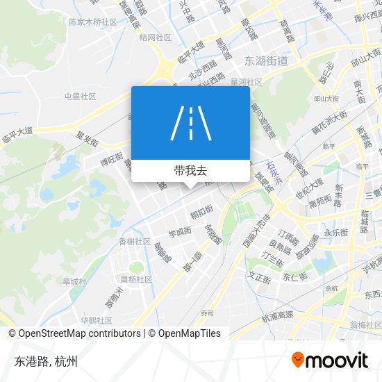 东港路地图