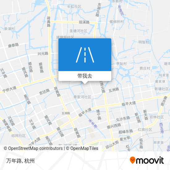 万年路地图