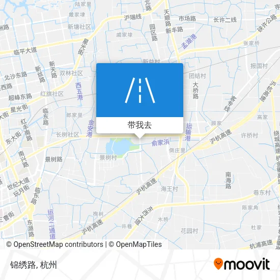 锦绣路地图