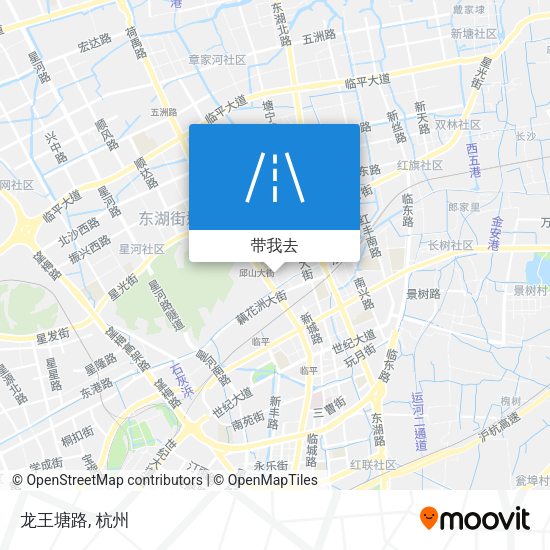 龙王塘路地图