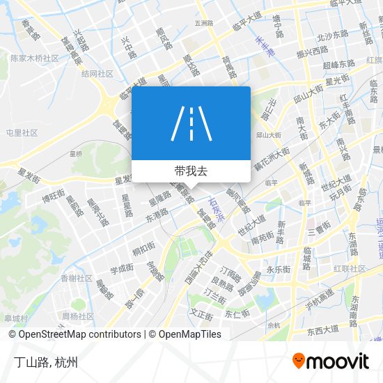 丁山路地图
