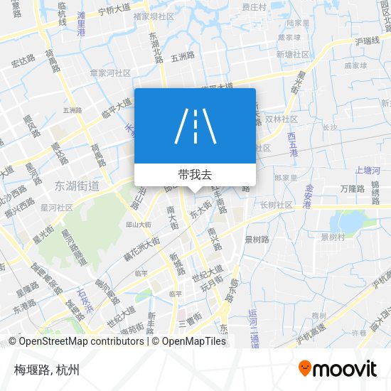 梅堰路地图