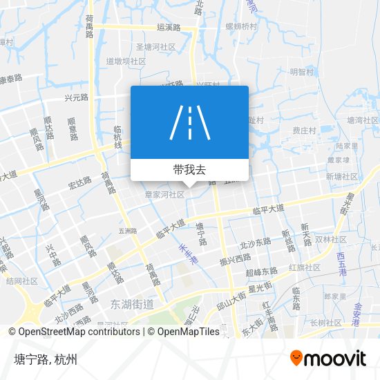 塘宁路地图