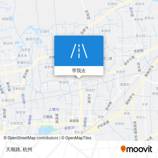 天顺路地图