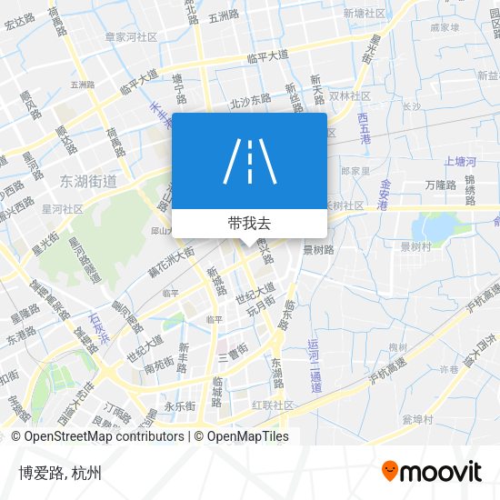 博爱路地图