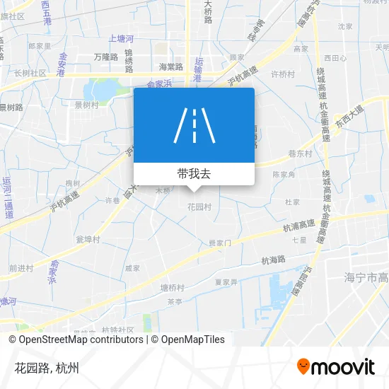 花园路地图