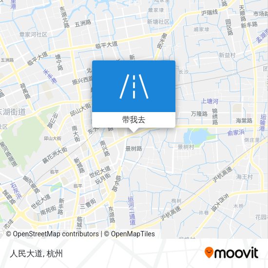 人民大道地图