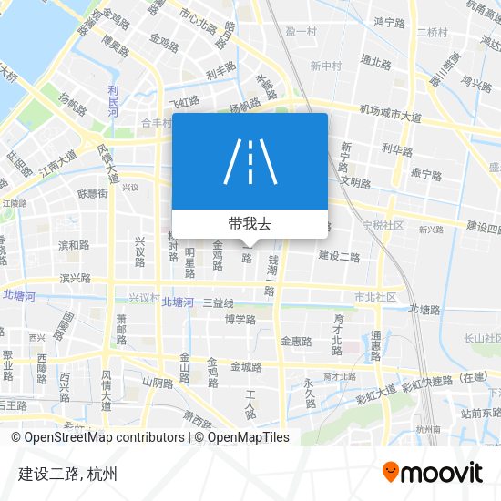 建设二路地图