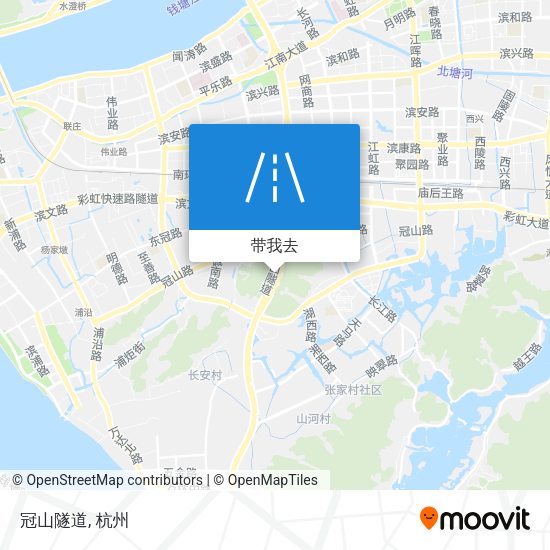 冠山隧道地图