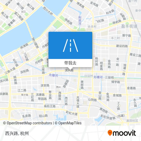 西兴路地图