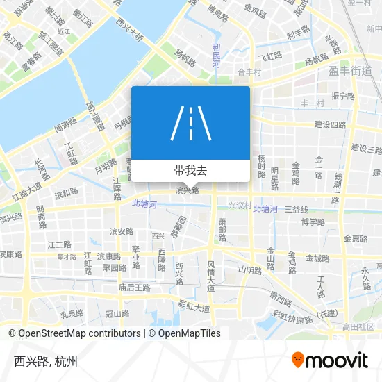 西兴路地图