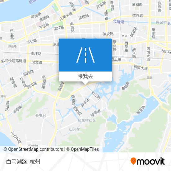 白马湖路地图